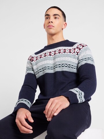 Lindbergh Pullover 'Heritage' in Blau: Vorderseite