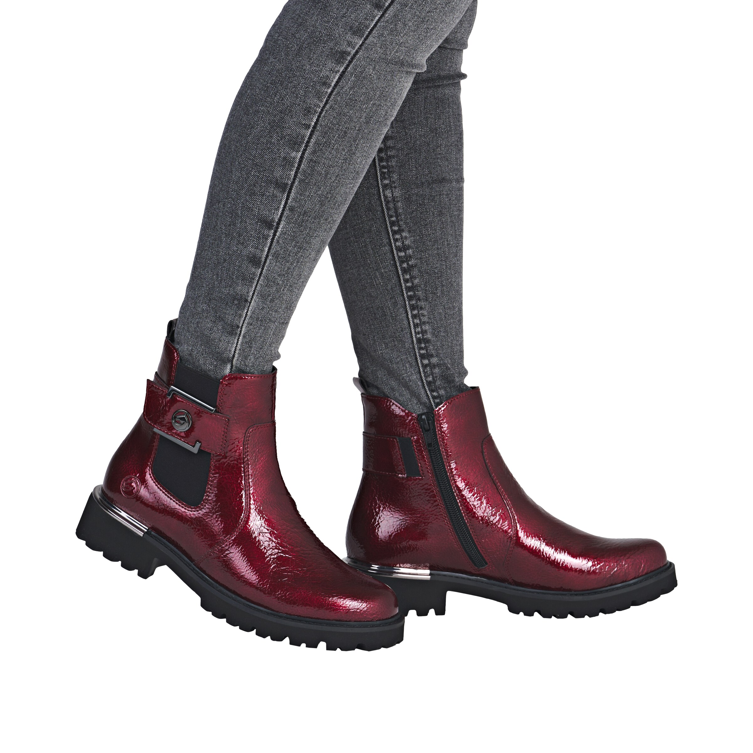 Chelsea Boots REMONTE en rouge