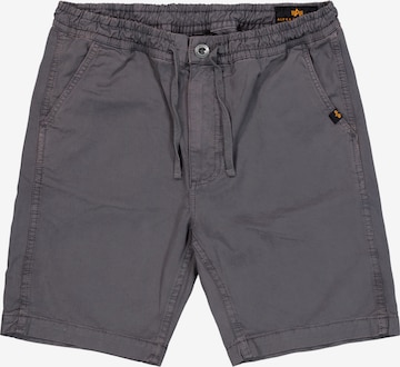 ALPHA INDUSTRIES Regular Housut värissä harmaa: etupuoli