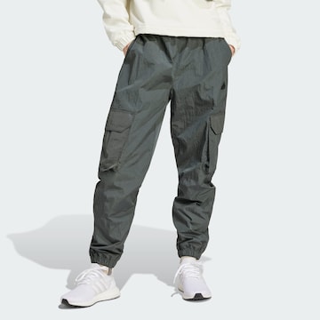 ADIDAS SPORTSWEAR Tapered Cargo Pants 'City Escape' in Green: front