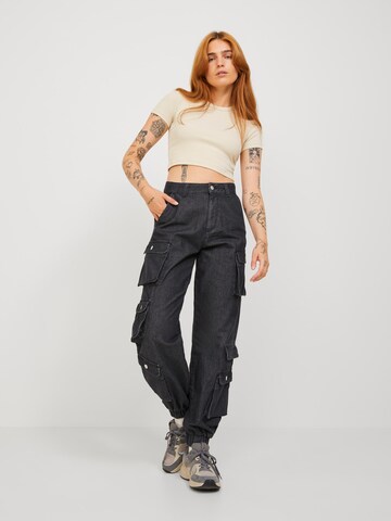 JJXX Loose fit Cargo Pants 'Mira' in Black