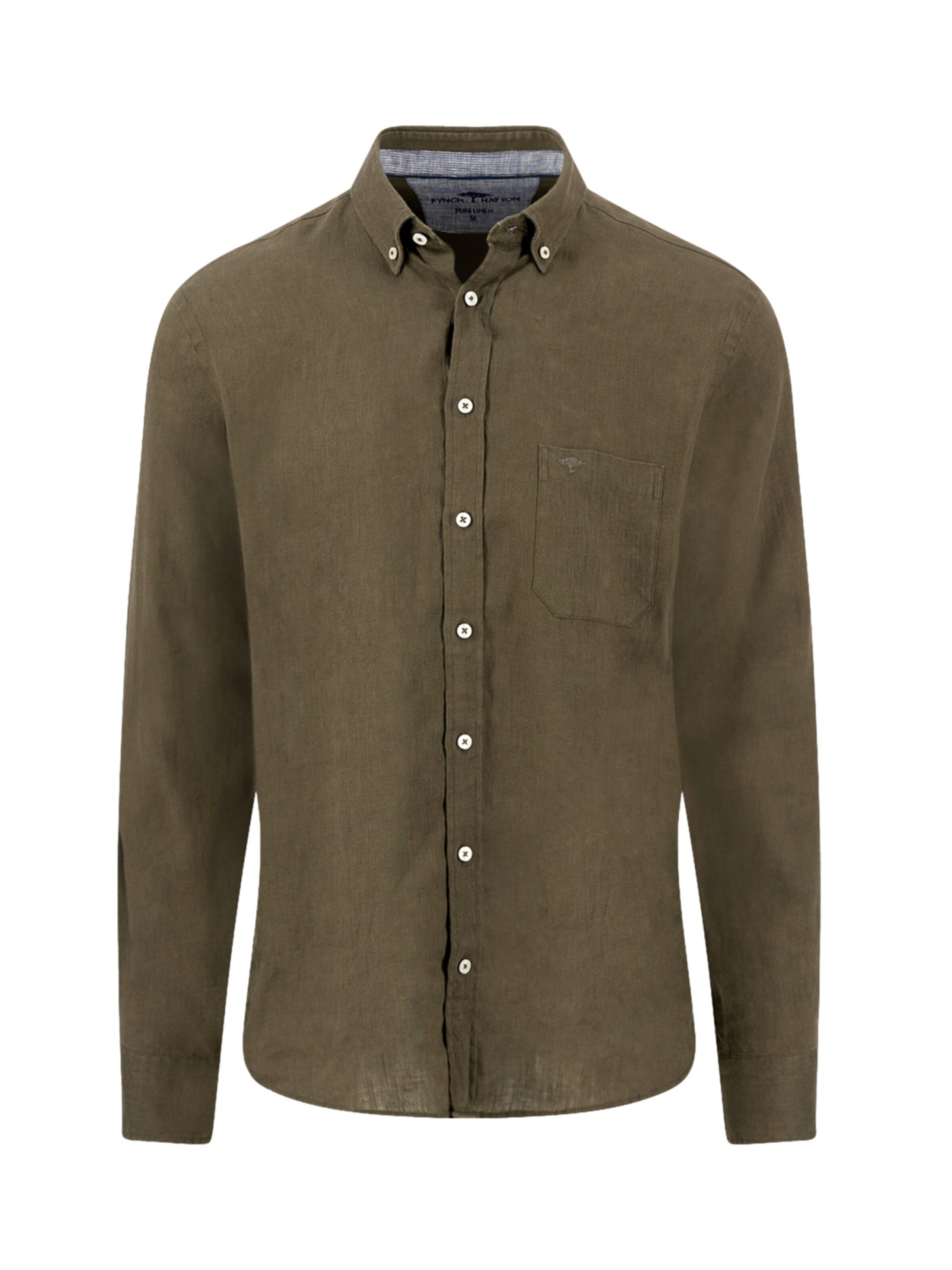 FYNCH-HATTON Button Up Shirt in Dark green, Item view