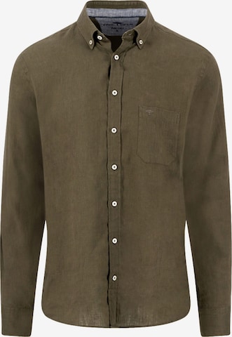 FYNCH-HATTON Regular fit Button Up Shirt in Green: front