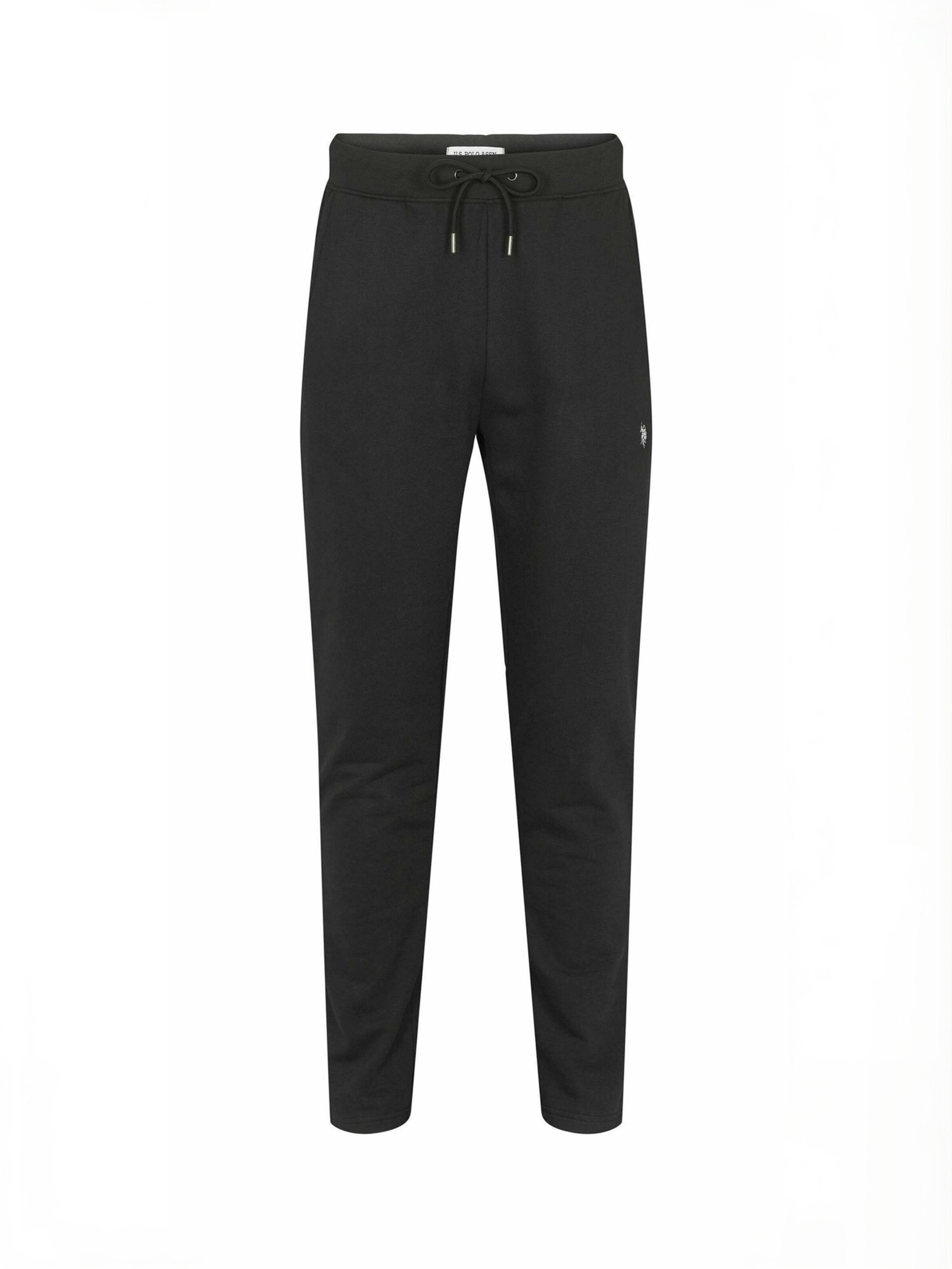 Pantaloni ' UMGeorge ' de la U.S. POLO ASSN. pe negru: față