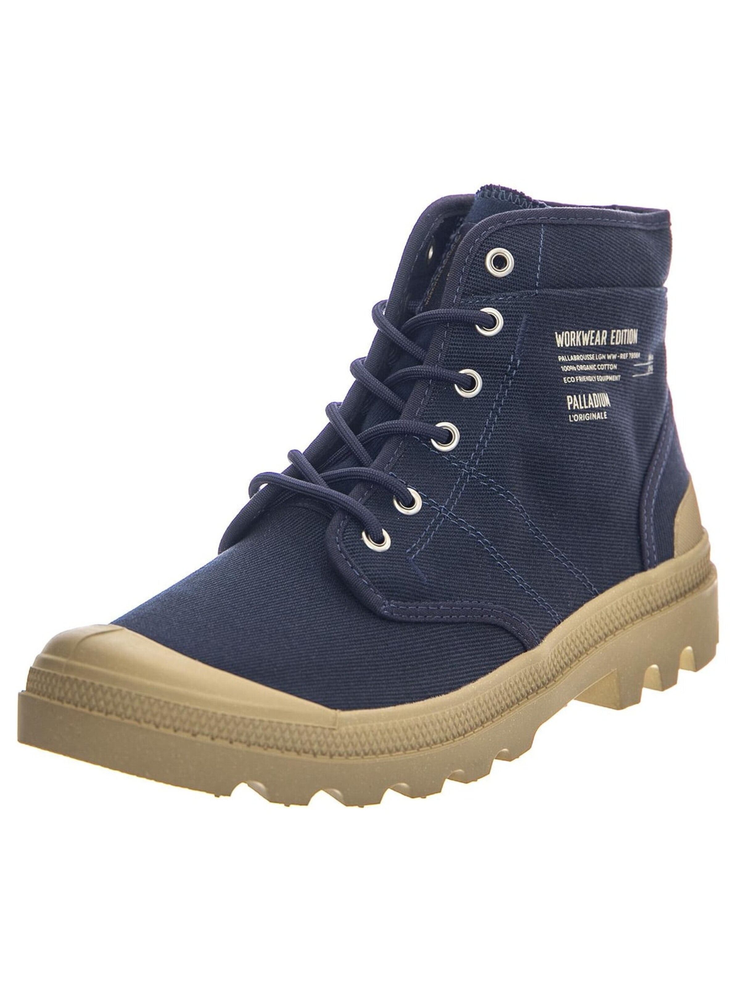 Palladium Boot 'Pallabrousse WW Mood Indigo Shoes' in Blue: front