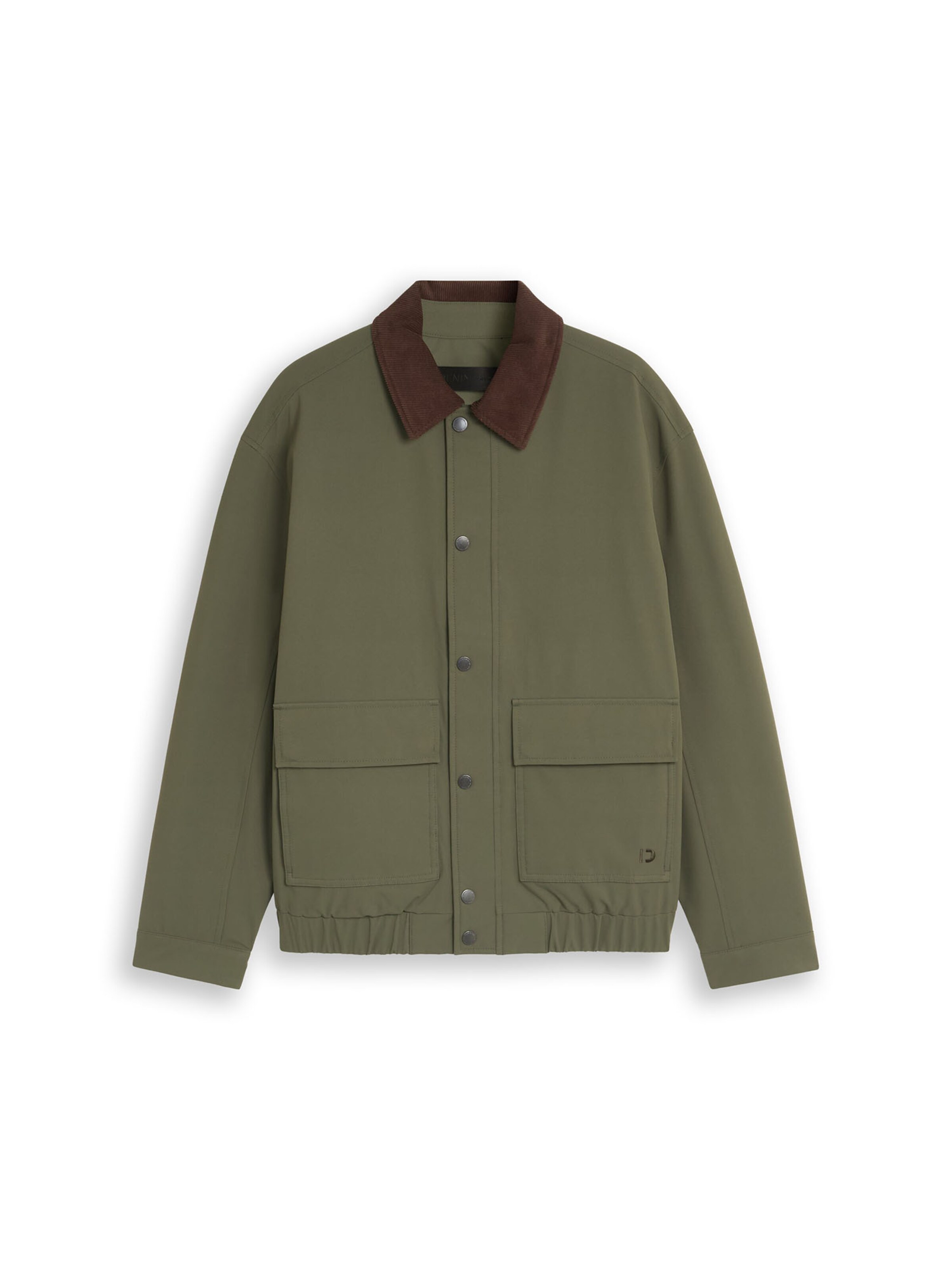 TOM TAILOR DENIM Jacke in S in braun / oliv, Produktansicht