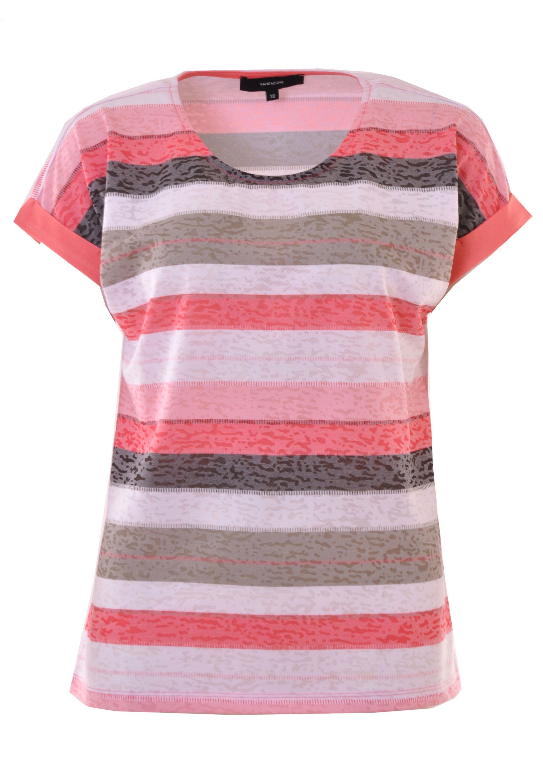 T-shirt Navigazione en rose : devant
