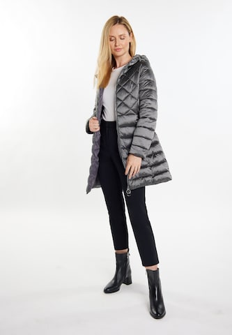 Manteau d’hiver 'Sivene' Usha en gris