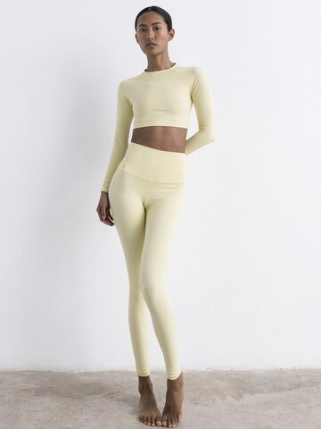 MyLibi Skinny Leggings in Yellow