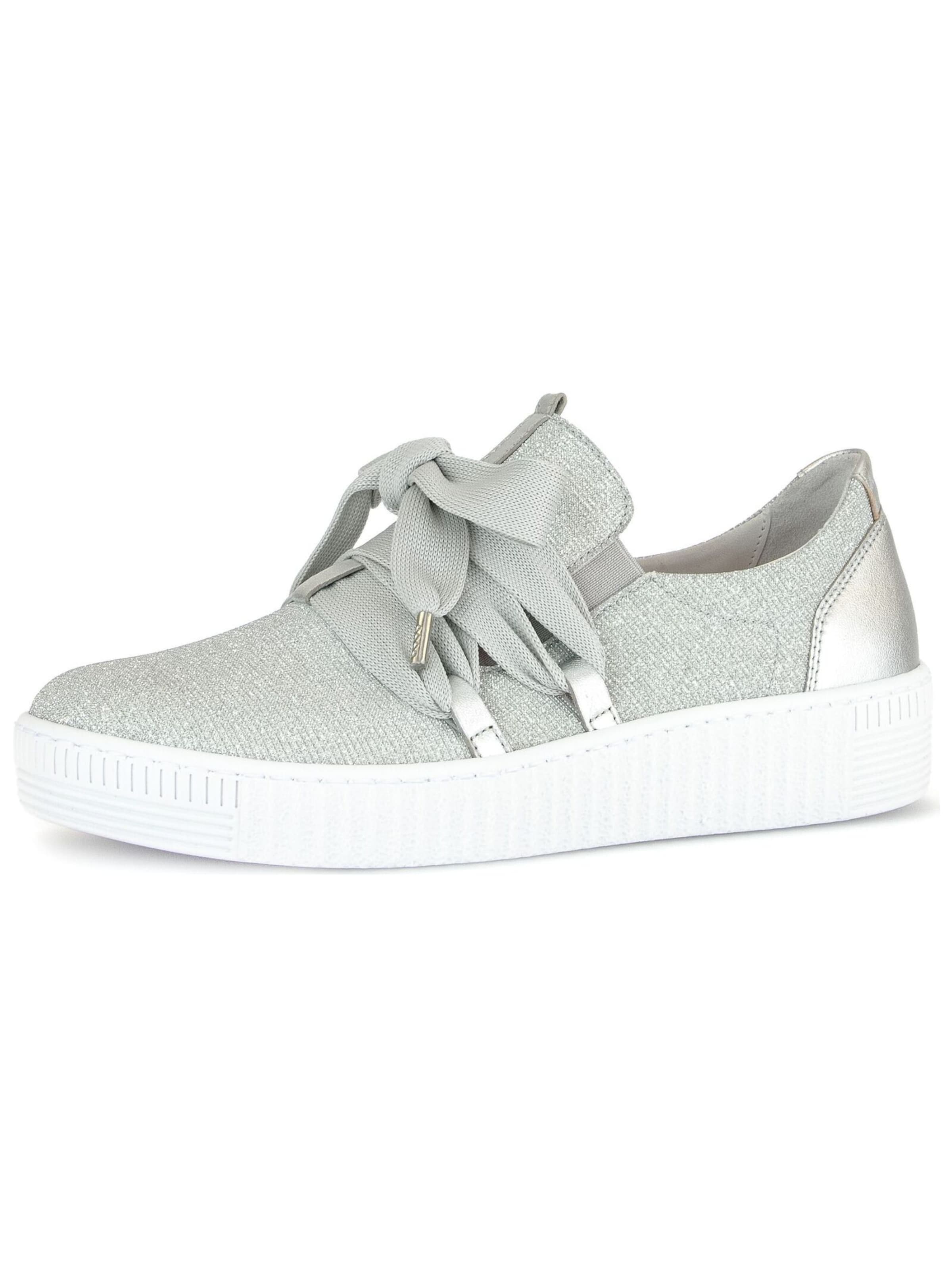 GABOR Platform trainers in Grey: front