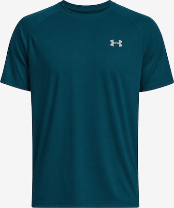 UNDER ARMOUR Funktionsshirt 'Tech Textured SS' in Blau: Vorderseite