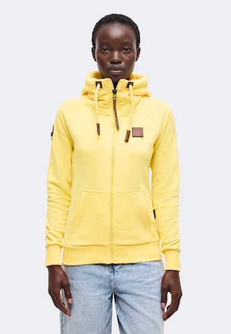 naketano Sweat jacket in Yellow: front