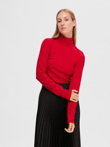 SELECTED FEMME Pullover in Rot