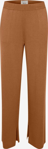 PULZ Jeans Pants 'SARA' in Brown: front