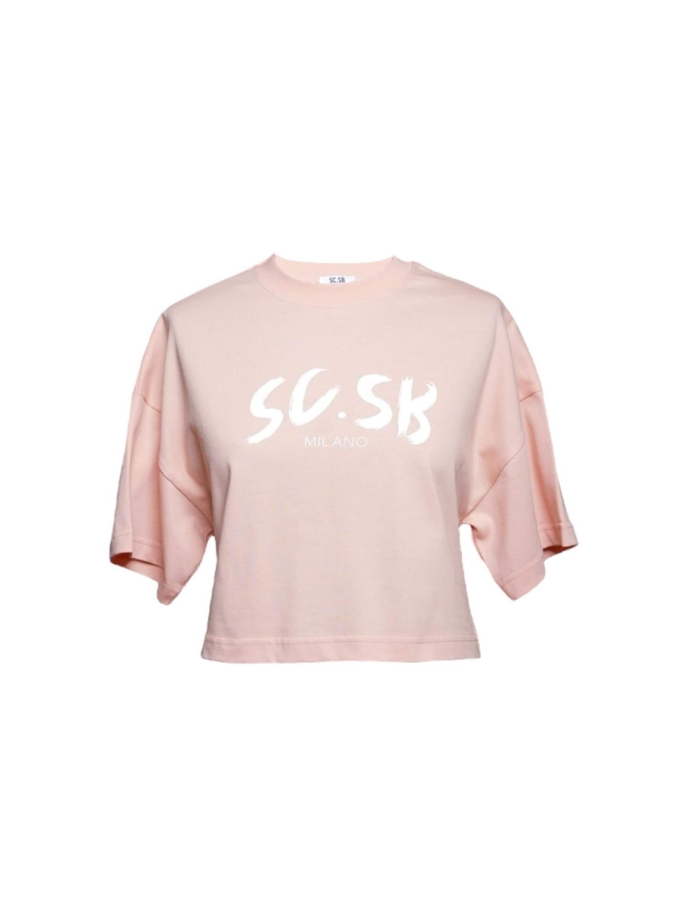 SC.SB Milano Oversizeshirt 'Milano (cropped)'‌‌‌‌‌‌‌‌‌‌ in Orange: Vorderseite