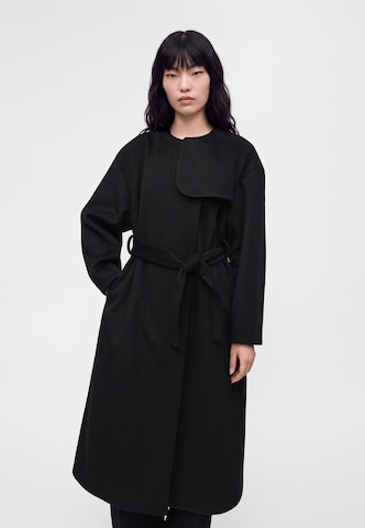 melns ARMANI EXCHANGE Starpsezonu mētelis