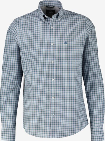 LERROS Button Up Shirt in Blue: front