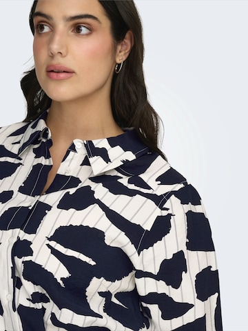 ONLY Carmakoma Skjortklänning 'CARMisia' i vit