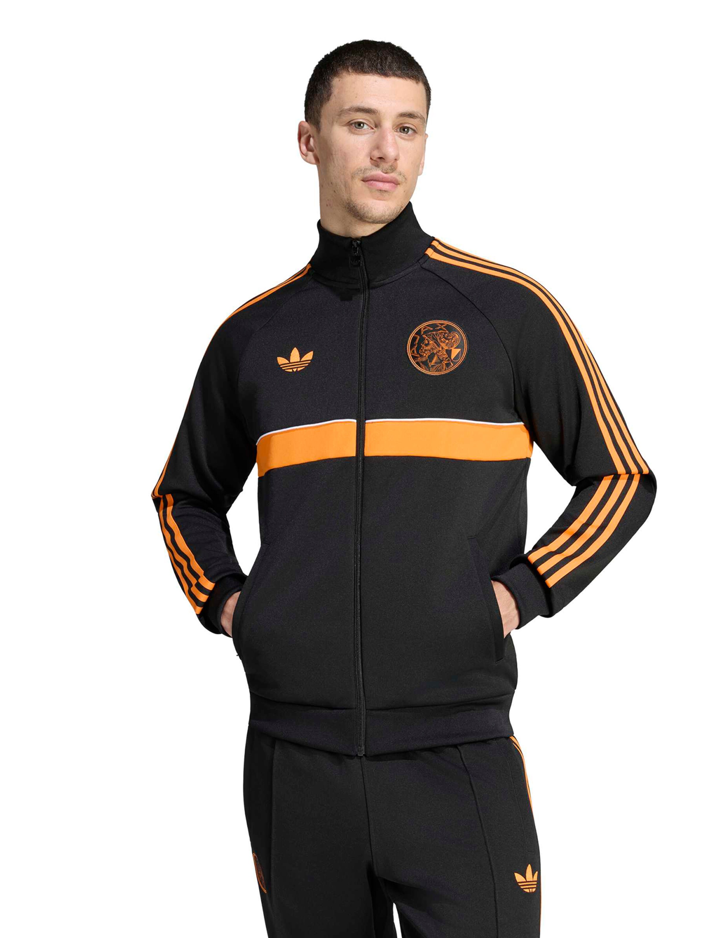 ADIDAS PERFORMANCE Sports sweat jacket in Black