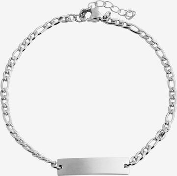 Akzent Bracelet 'Grav' in Silver: front