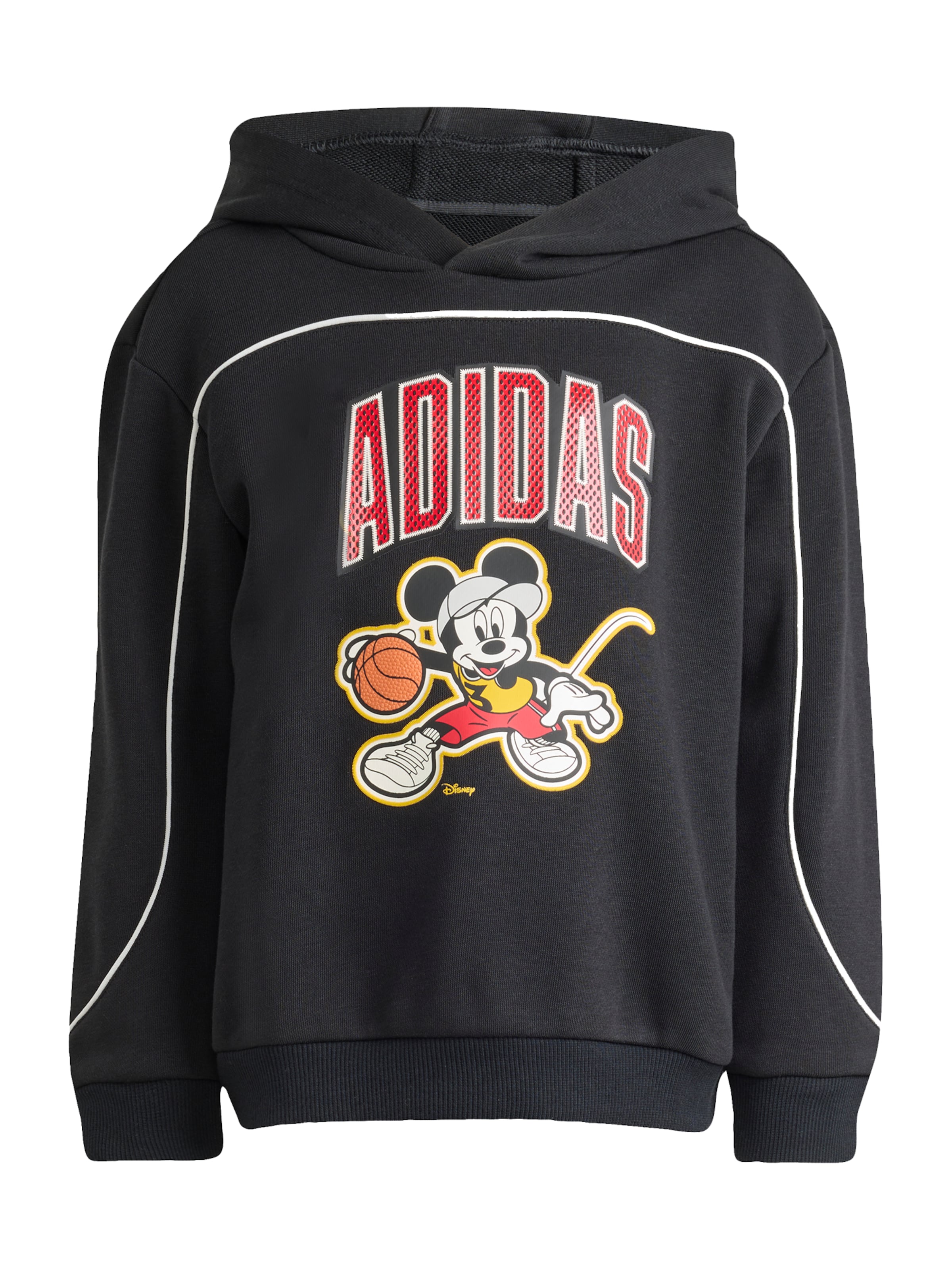 ADIDAS SPORTSWEAR Спортен суитшърт в черно: отпред