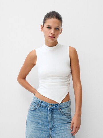 Bershka Topp i vit: framsida