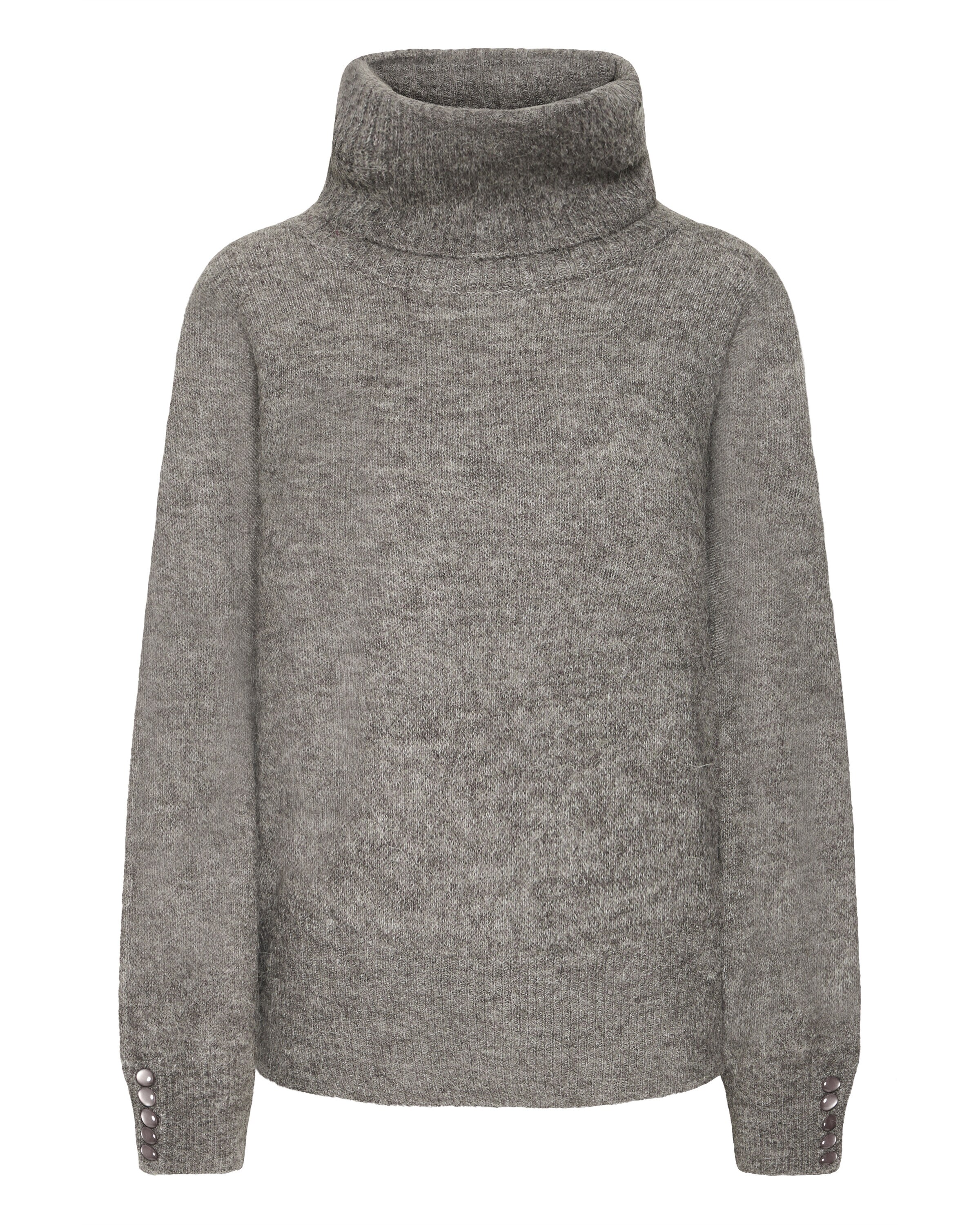 ICHI Sweater 'IHKamara' in L in Mottled grey, Item view
