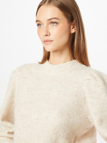 SELECTED FEMME Pullover 'LINNA-MIA' in Beige