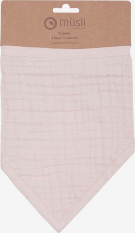 Foulard Müsli by GREEN COTTON en rose : devant