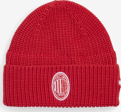 PUMA Sportmütze 'AC Milan Essentials' in rot / weiß, Produktansicht