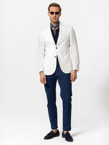 Coupe slim Jean 'Tiziano' Antioch en bleu