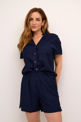 Cream - Blusa 'Lori' en azul: frente
