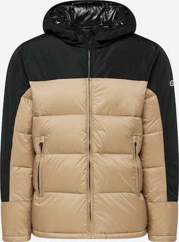 Champion Authentic Athletic Apparel Jacke 'Legacy' in Beige: Vorderseite