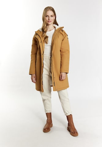 DreiMaster Vintage Winterparka in Braun