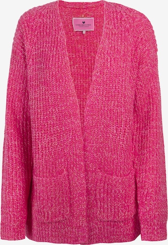 LIEBLINGSSTÜCK Knit Cardigan in Pink: front