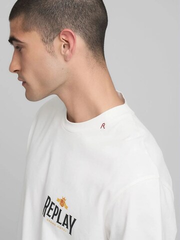 REPLAY Shirt‌‌‌‌‌‌‌ in Weiß