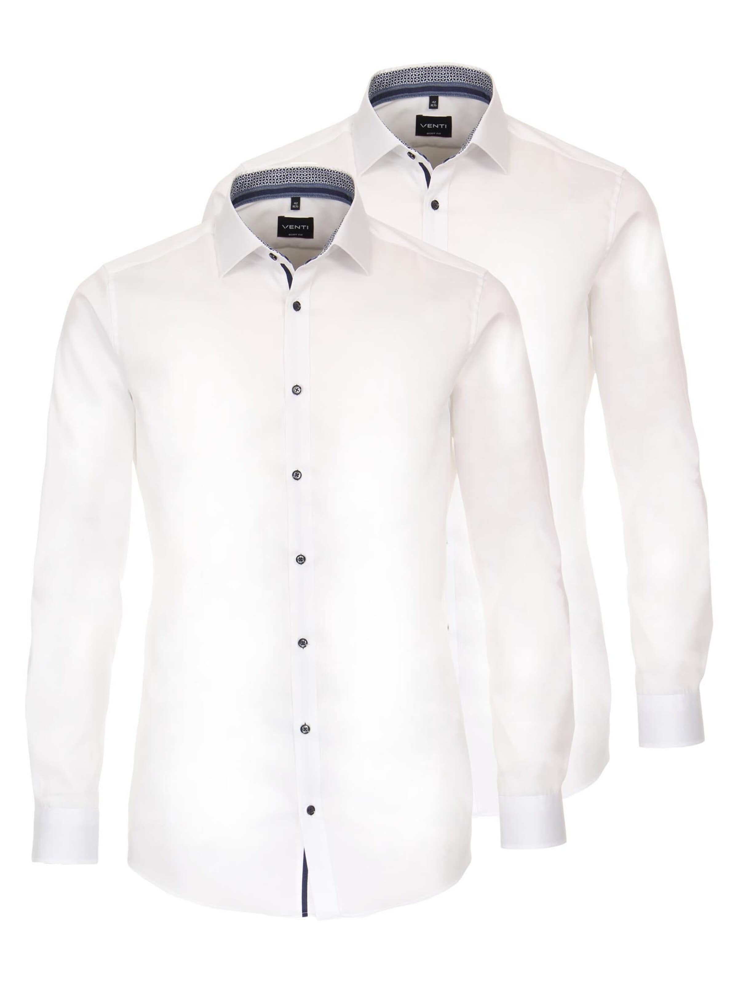 VENTI Business Shirt 'Basic' in White: front