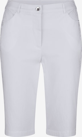 MIAMODA Loose fit Pants in White: front