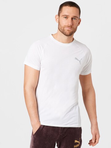 PUMA Performance Shirt in White: front