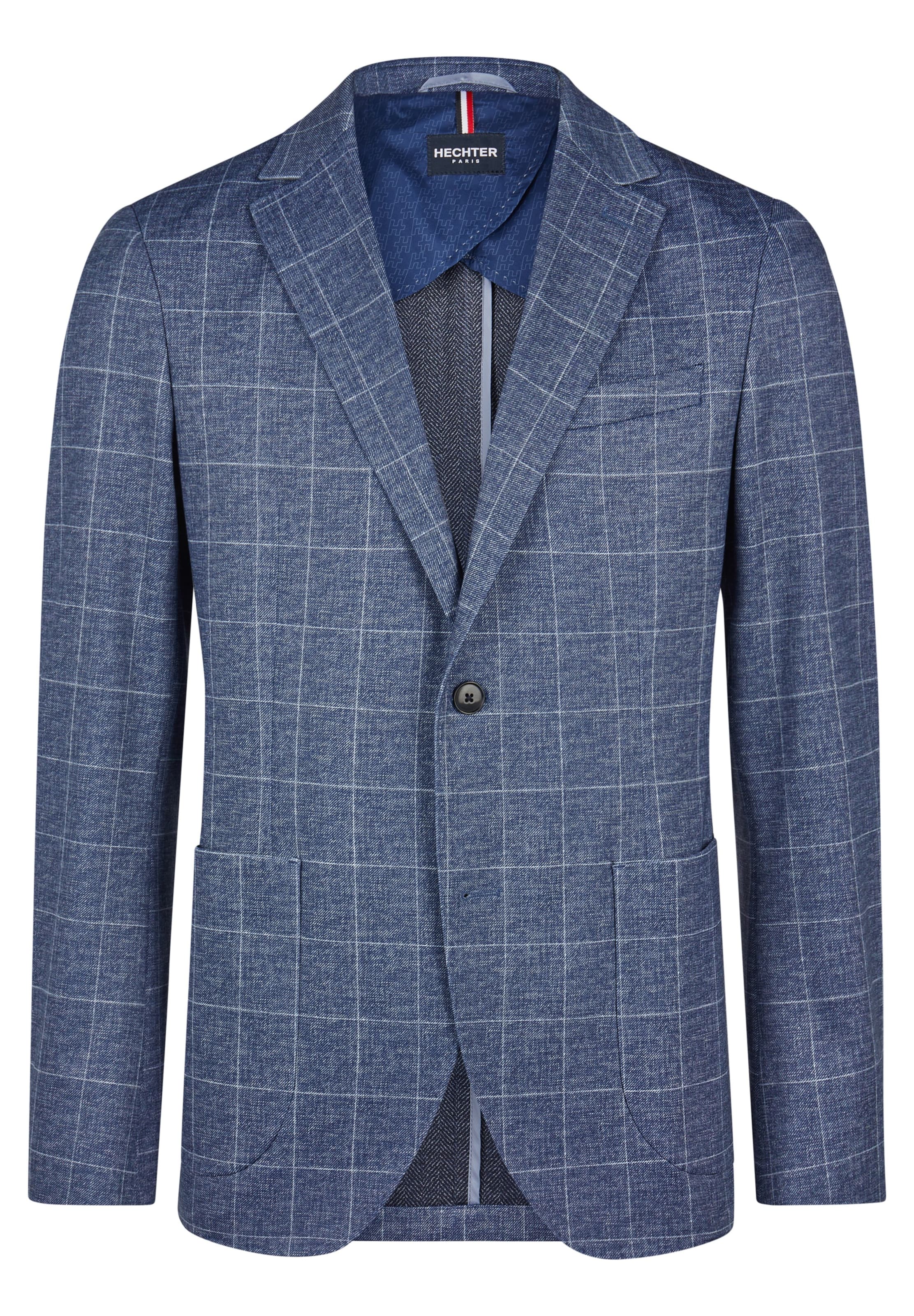 HECHTER PARIS Regular fit Business-colbert in Blauw: voorkant
