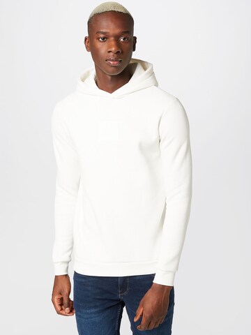 JACK & JONES Sweatshirt 'COBBLE' i vit: framsida