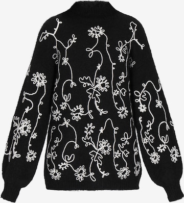 Pull-over usha FESTIVAL en noir : devant