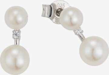 Adriana Earrings in White: front