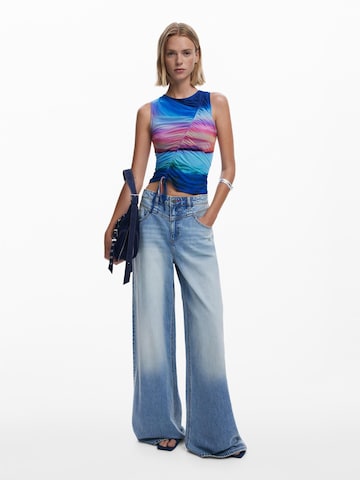 Desigual Широки крачоли Дънки 'AW25' в синьо: отпред
