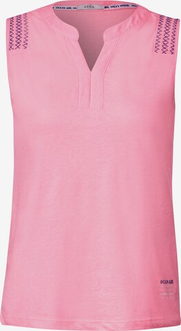 CECIL Top in Pink: front