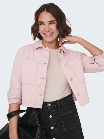 ONLY Kurtka przejściowa 'ONLNAOMI' w kolorze fioletowy