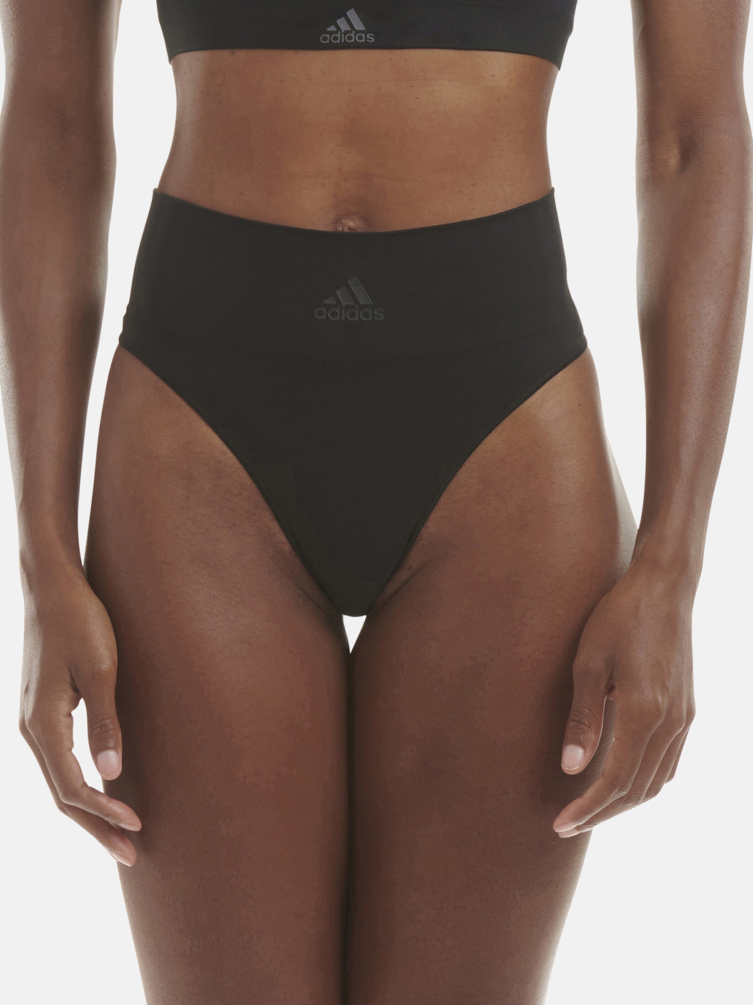 String ' THONG ' ADIDAS SPORTSWEAR en noir : devant