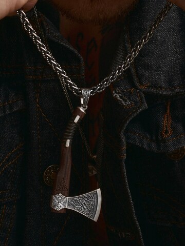REYTEL - Cadena 'SPIKE' en plata