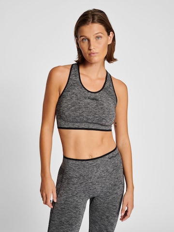 Bustier Soutien-gorge de sport Hummel en gris : devant