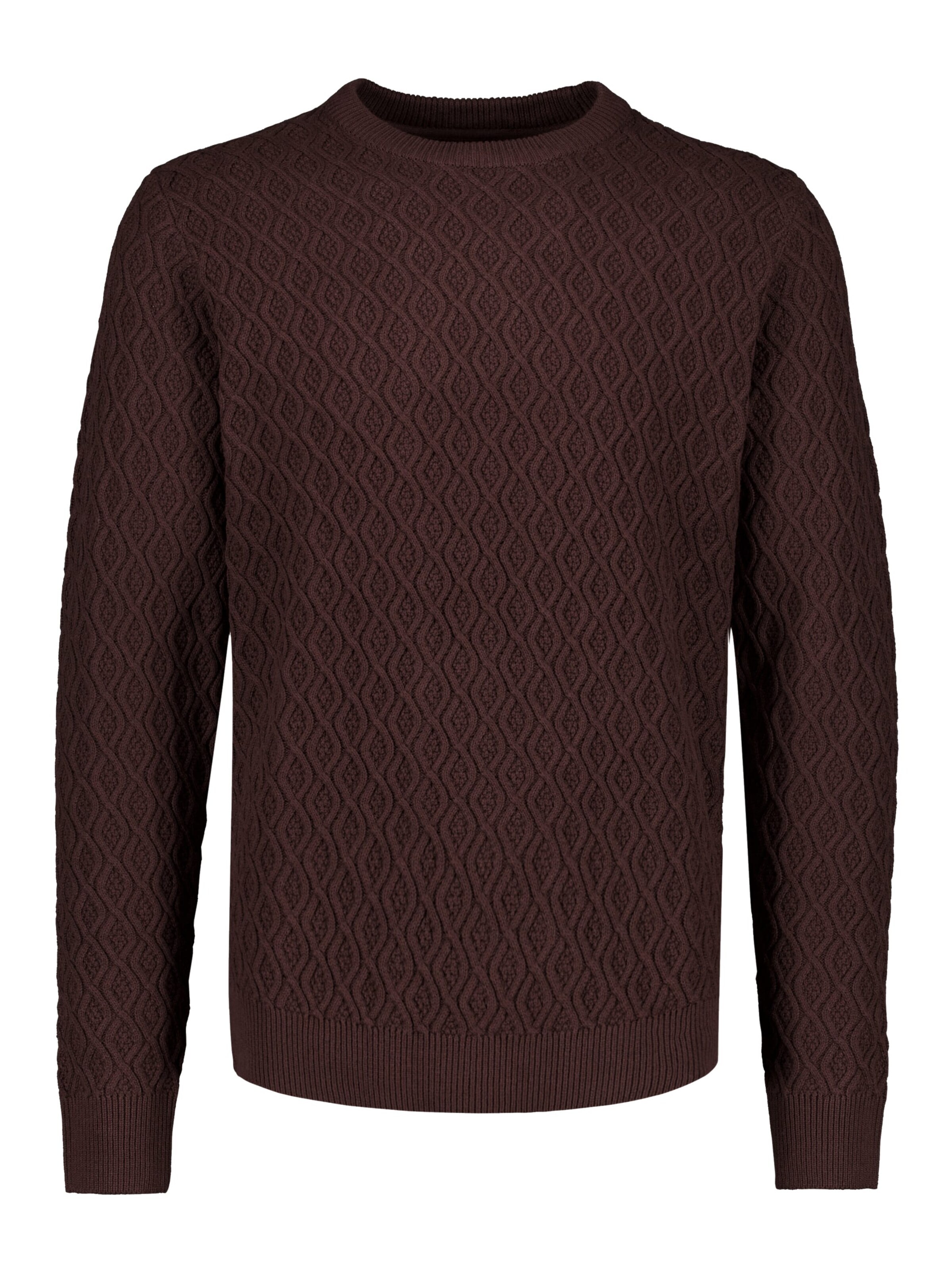 Pull-over Lindbergh en marron : devant